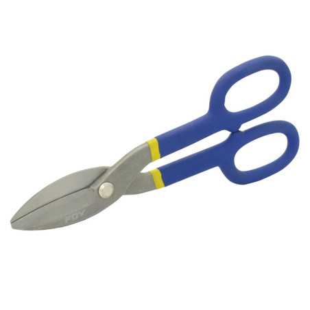 143134 Tijeras para hojalatero con mango rubber grip 10" Foy