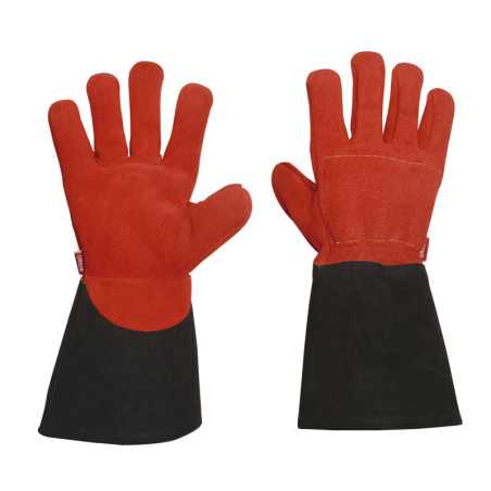 USGLS Guantes de carnaza para soldador unitalla Urrea