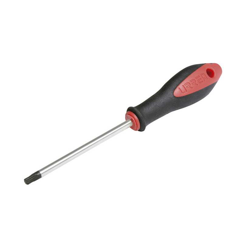 8310W Destornillador con mango bimaterial punta Torx barra redonda T10 x 4" Urrea 8310W Destornillador con mango bimaterial punta Torx barra redonda T10 x 4" Urrea