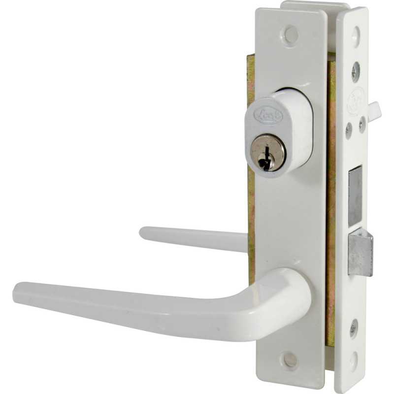 17CL Cerradura clásica para puerta de aluminio función sencilla blanco llave estándar Lock