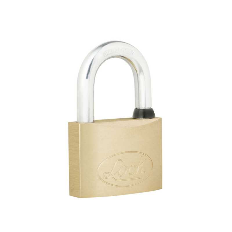 L20S50QB Candado de latón corto 50 mm llave de puntos Lock