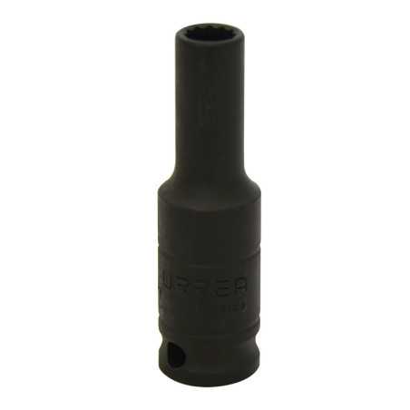 7712 Dado de impacto largo cuadro de 3/8" 12 puntas en pulgadas 3/8" Urrea