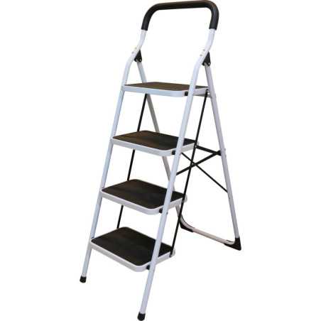 ETT4 Escalera plegables tipo taburete de acero con 4 peldaños Surtek