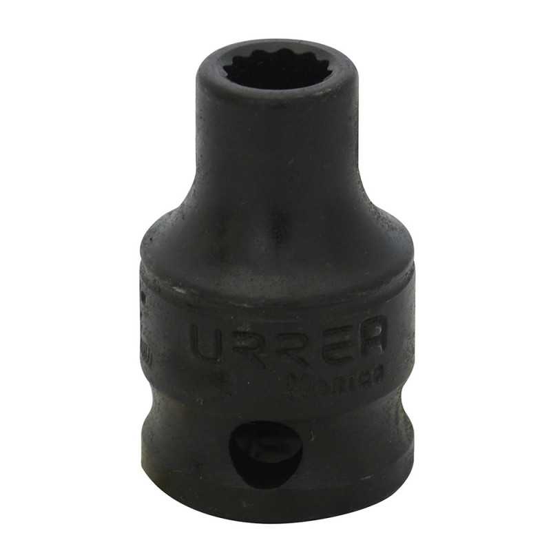 7214 Dado de impacto cuadro de 3/8" 12 puntas en pulgadas 7/16" Urrea