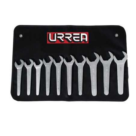 U3500AM Juego de llaves de servicio satinadas métricas 10 piezas Urrea