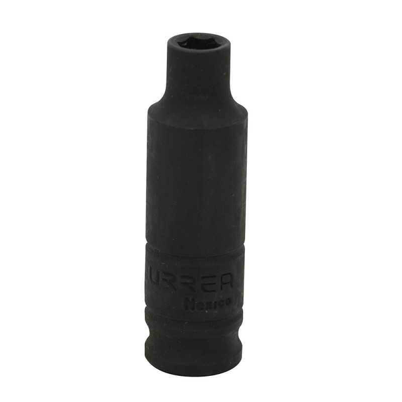 7008M Dado de impacto largo cuadro de 3/8" 6 puntas métrico 8 mm Urrea 7008M Dado de impacto largo cuadro de 3/8" 6 puntas métrico 8 mm Urrea