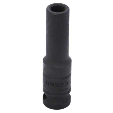 7318 Dado de impacto largo cuadro de 1/2" 12 puntas en pulgadas 9/16" Urrea