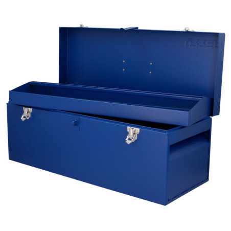 D7A Caja portaherramientas metálica color azul 24" x 9" x 9" Urrea
