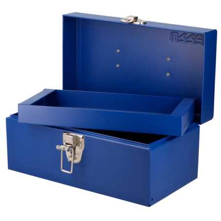 D1A Caja portaherramientas metálica color azul 11" x 6" x 5" Urrea
