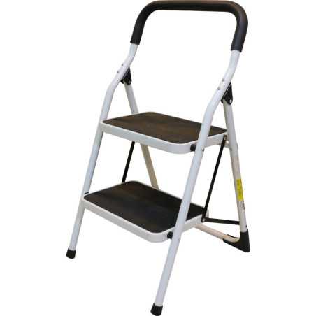ETT2 Escalera plegables tipo taburete de acero con 2 peldaños Surtek