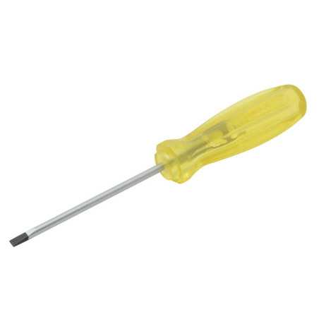 9623 Destornillador con mango ámbar punta cabinet barra redonda 1/8" x 3" Urrea
