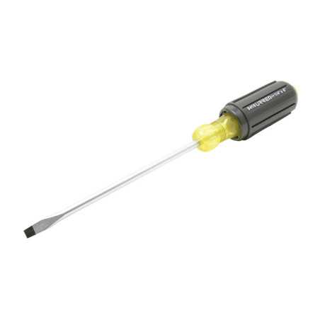 9416 Destornillador con mango cushion grip punta plana barra redonda 1/4" x 6" Urrea