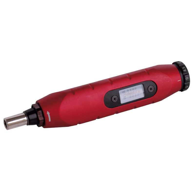 6107A Destornillador de torque microajustable con mango plástico cuadro de 1/4" 5-40 in-lb Urrea