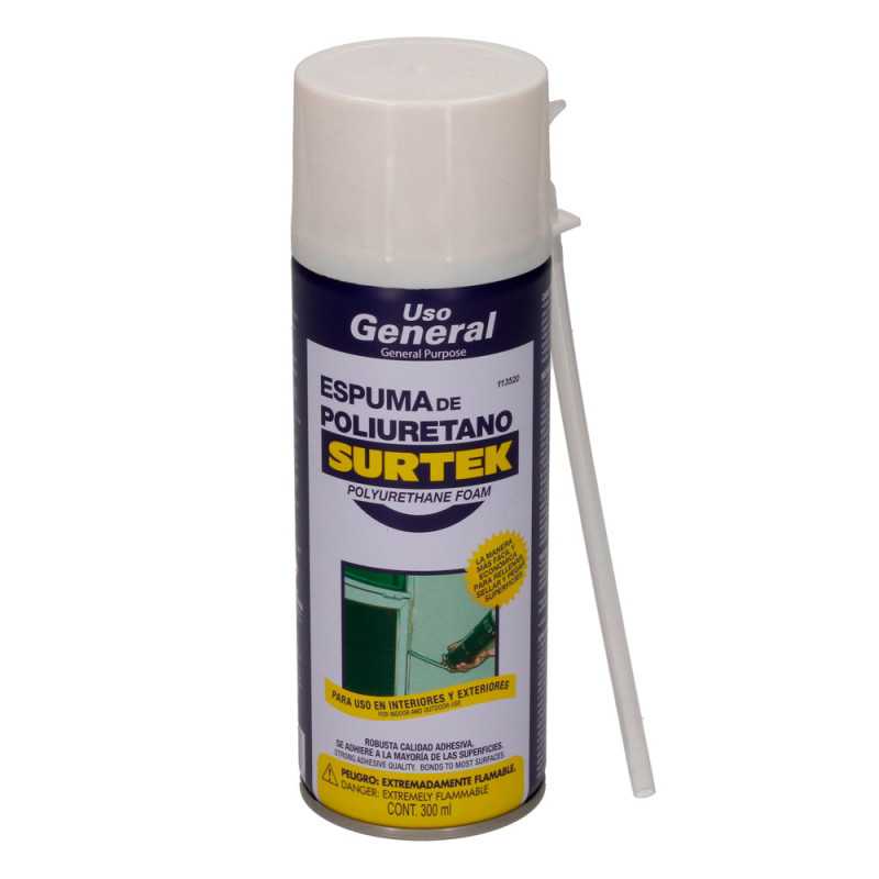 113520 Espuma de poliuretano 300 ml Surtek 113520 Espuma de poliuretano 300 ml Surtek