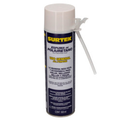 AES301 Pintura en aerosol 300 ml color negro brillante Surtek