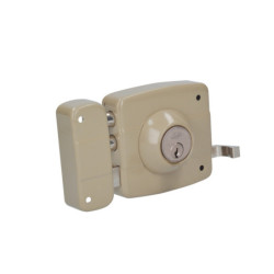 L701ALB Letra A slim 4" latón brillante Lock