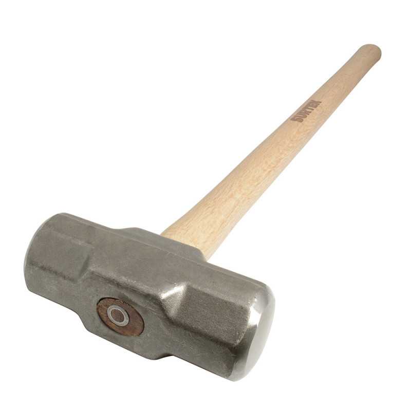 MARR8 Marro octagonal cabeza forjada con mango largo de madera de 36" 8 lb Surtek MARR8 Marro octagonal cabeza forjada con mango largo de madera de 36" 8 lb Surtek