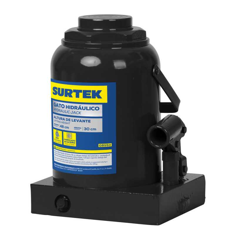 GBS50 Gato hidráulico de botella 50 ton Surtek GBS50 Gato hidráulico de botella 50 ton Surtek