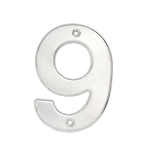 L609C Número 9 bold 4" níquel satinado Lock