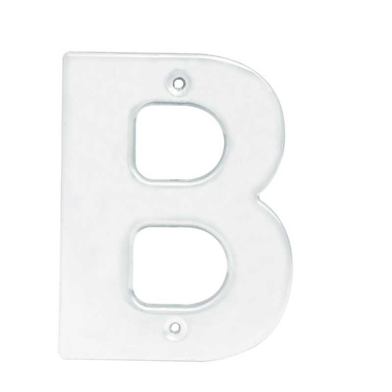 L70BC Letra B bold 4" cromo satinado Lock