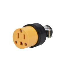 136174 Extensión eléctrica uso rudo aterrizada color amarillo 15 m Surtek