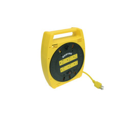 136040 Extensión eléctrica uso rudo polarizada color amarillo 2 m Surtek