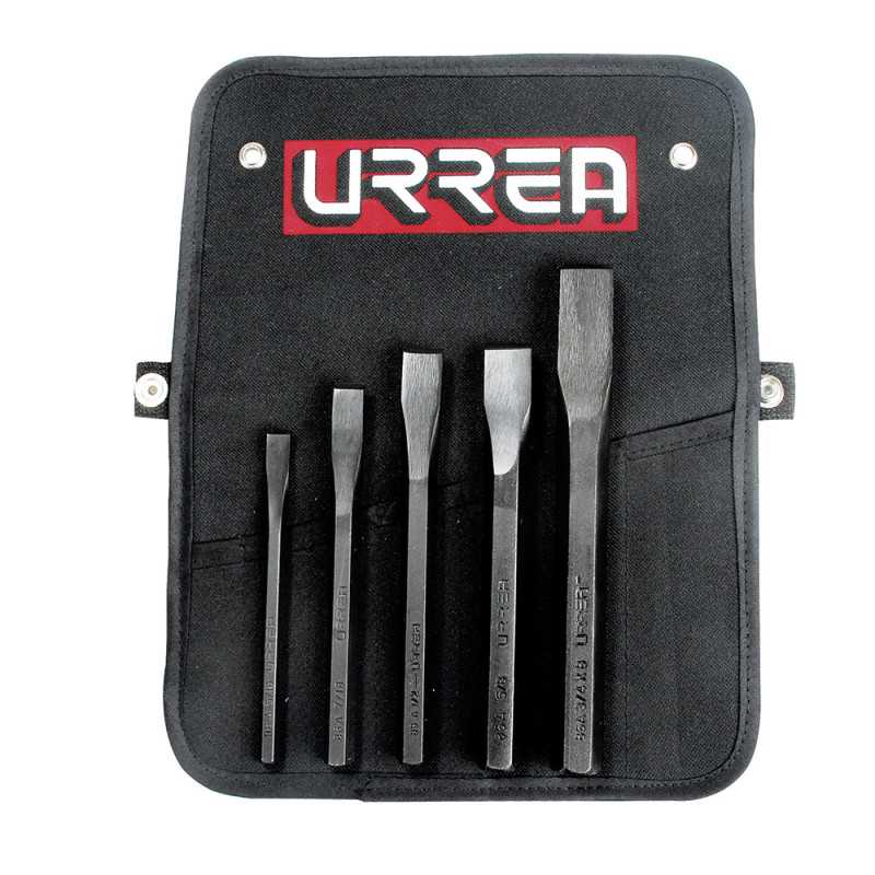 86A Juego combinado de cinceles corta frío 5 piezas Urrea