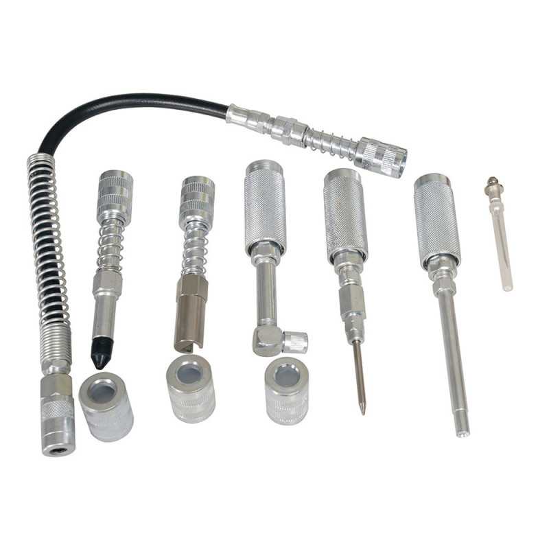 23600 Juego de accesorios para inyector de grasa 7 piezas Urrea 23600 Juego de accesorios para inyector de grasa 7 piezas Urrea