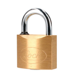 L604C Número 4 bold 4" níquel satinado Lock