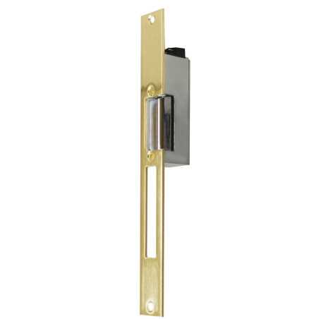 L77LB Contra eléctrica latón brillante en caja Lock