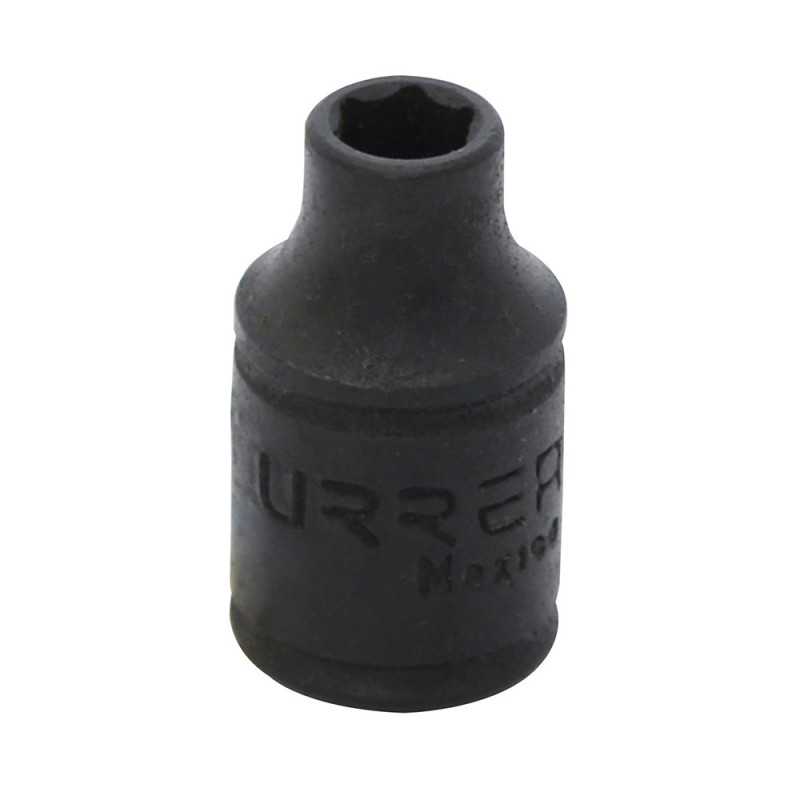 6909H Dado de impacto cuadro de 1/4" 6 puntas en pulgadas 9/32" Urrea