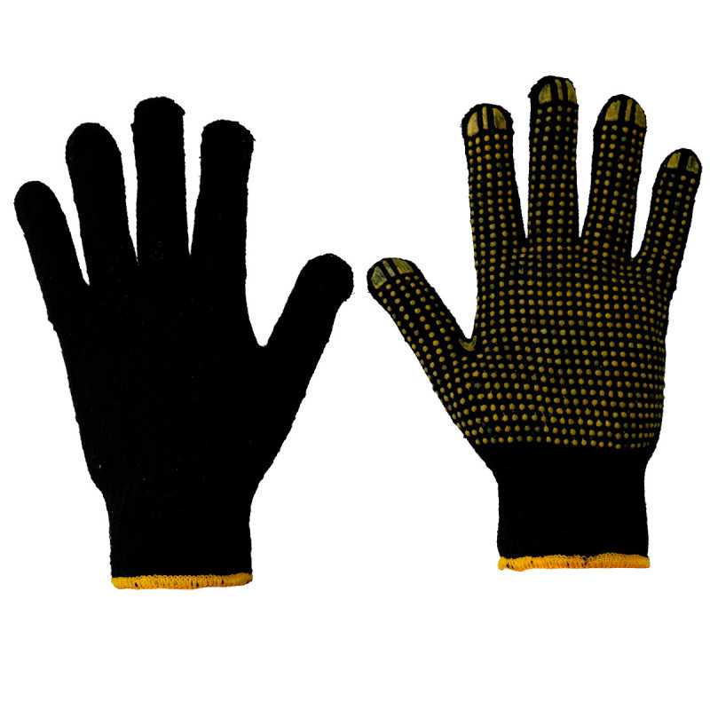 GAPM Guantes de algodón con puntos de PVC talla M Surtek GAPM Guantes de algodón con puntos de PVC talla M Surtek