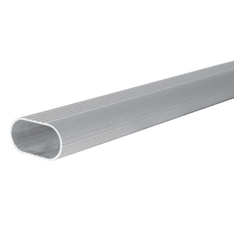 TCLO3 Tubo ovalado para clóset 3 m de aluminio Lock TCLO3 Tubo ovalado para clóset 3 m de aluminio Lock