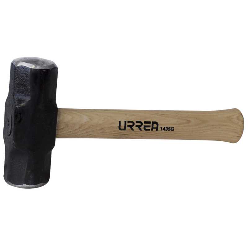 1434G Marro octagonal cabeza maquinada con mango de hickory Americano de 12" 3 lb Urrea