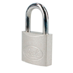 L22C70ECSB Candado de acero para cortina metálica 70 mm cromo satinado llave estándar Lock