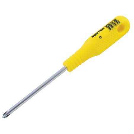 D451 Destornillador con mango amarillo punta Phillips 2 x 6" Surtek