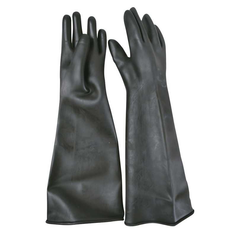 137398 Guantes largos de látex talla M Surtek