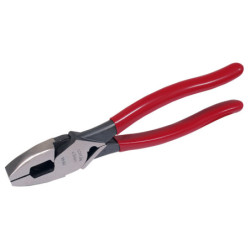 207G Pinza para electricista con mango rubber grip de 7-3/4" corte diagonal alta palanca Urrea