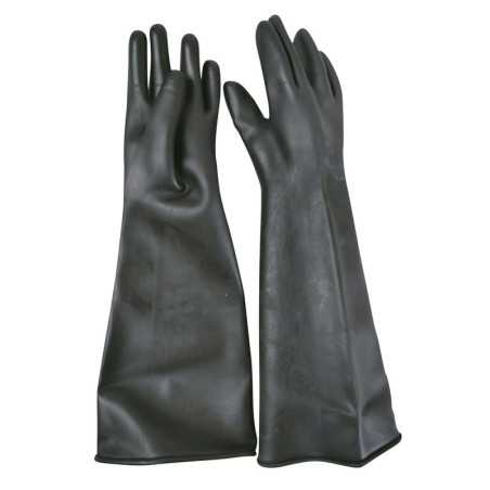 137399 Guantes largos de látex talla G Surtek