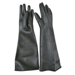 137397 Guantes largos de látex talla CH Surtek