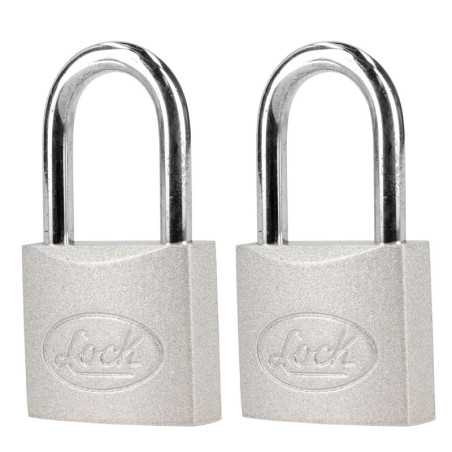 L22L452 Juego de candados de acero largos 45 mm llave estándar 2 piezas Lock