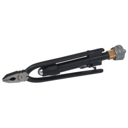 142031 Pinza para electricista con mango con doble plastisol de 7" corte lateral Foy