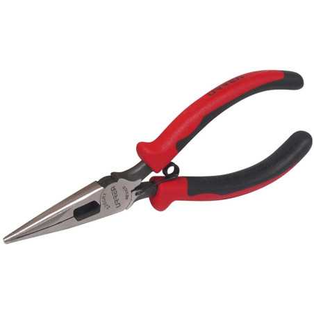 226GRX Pinza para electricista con mango bimaterial de 6-23/32" punta larga corte lateral con res Urrea