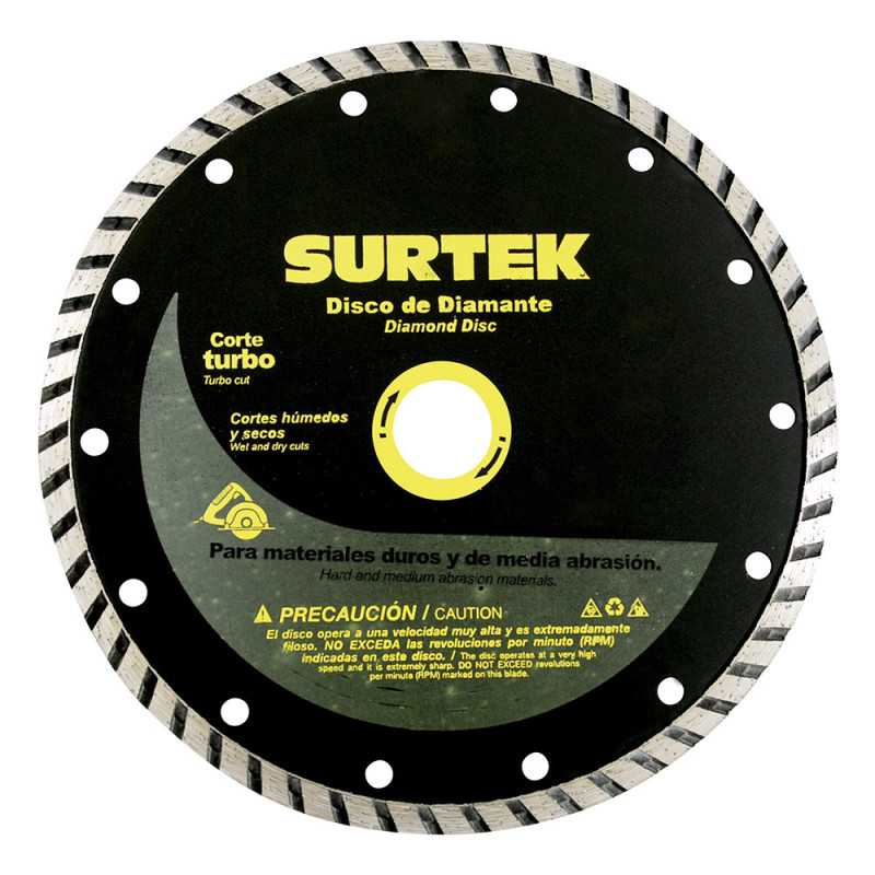 123464 Disco de diamante turbo 7" Surtek