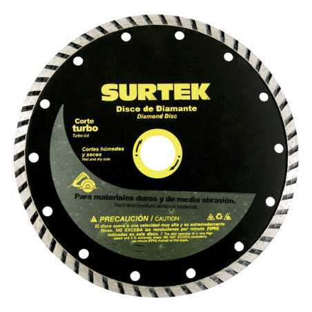 123470 Disco de diamante turbo 4" Surtek