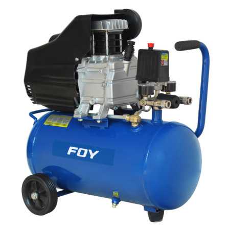 COMP325 Compresor de aire eléctrico lubricado 25 Lt 1.5 HP 127 V Foy