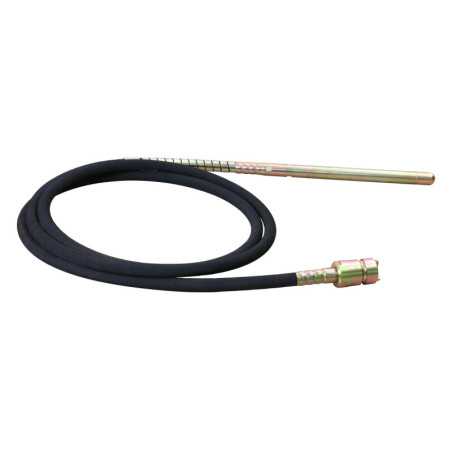 CHI38S Chicote para vibradora de concreto diámetro de acoplamiento 38 mm 6m Surtek