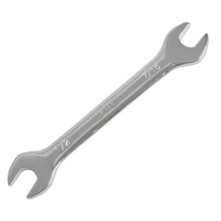 ES1416 Llave española pulido espejo en pulgadas 7/16" x 1/2" Foy