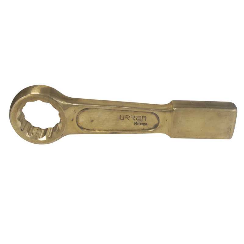 UH2742SW Llave de golpe plana de bronce-aluminio antichispa en pulgadas 12 puntas 2-5/8" Urrea UH2742SW Llave de golpe plana de bronce-aluminio antichispa en pulgadas 12 puntas 2-5/8" Urrea