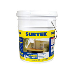 SP20422 Cubeta de pintura vinílica 19 Lt color amarillo paja Surtek